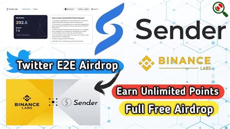 Sender Labs Airdrop Backed By Binance Labs Totally Free Everyone Must