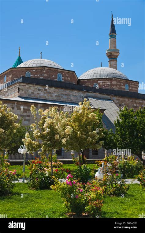 Mevlana Museum And Mausoleum At Konya Turkey Stock Photo Alamy