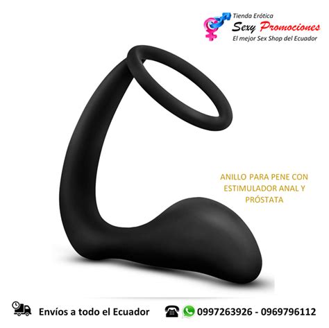 Plug Anal Masajeador Prostatatico Con Anillo SexyPromociones Tienda Sex Shop En Ecuador