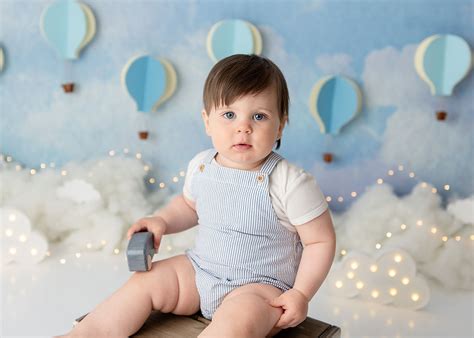 Hot Air Balloon St Birthday Cake Smash