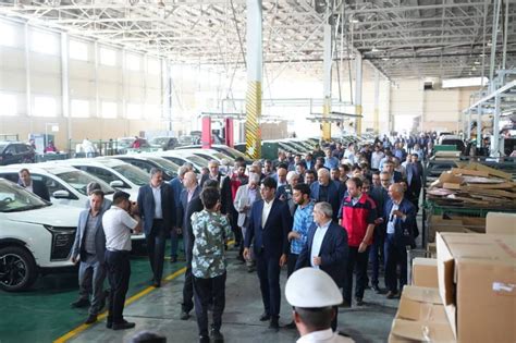 افتتاح خط تولیدگیربکس CVT و باک پلیمری خودرو کرمان موتور باحضور وزیر ...