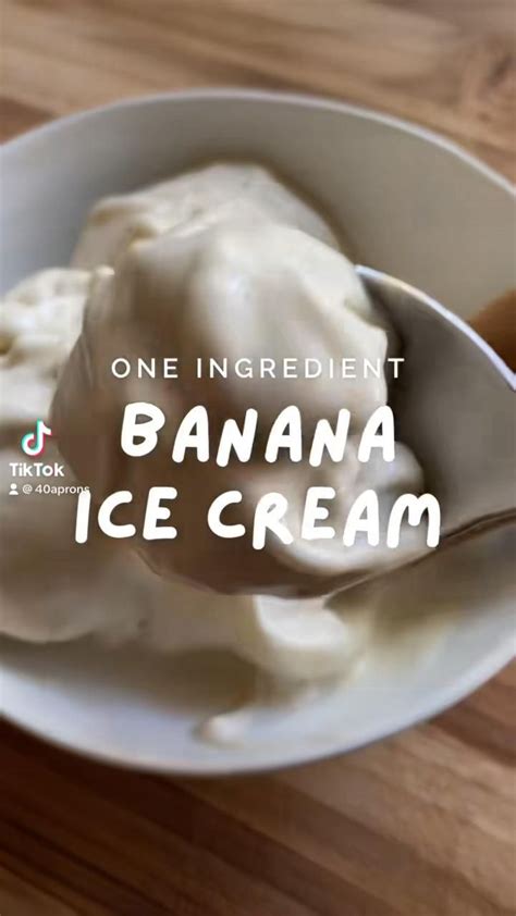 Easy Banana Ice Cream Recipe Only One Ingredient