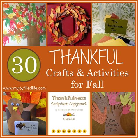 30 Thankful Crafts and Activities for Fall