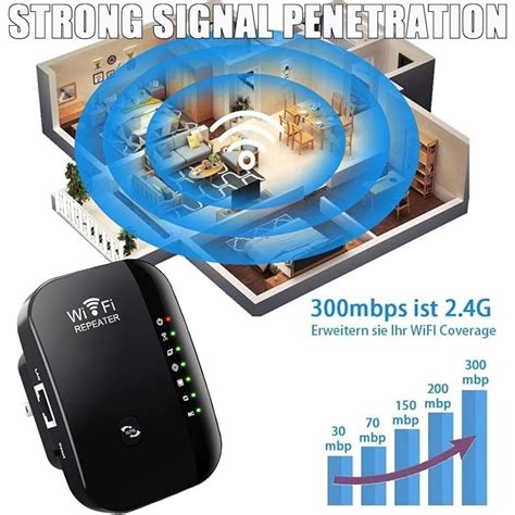 CLAUSTEEL Усилвател на безжичен сигнал, WIFI мрежов разширител с ...