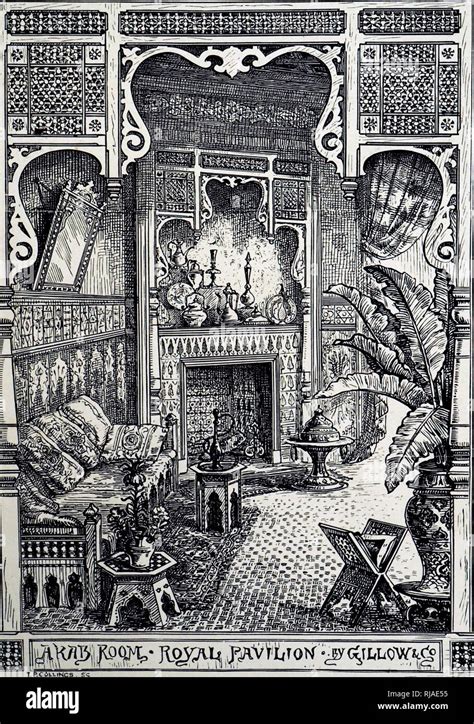 19th Century Advertisement For Arab Style Interiors By Gillow And Co