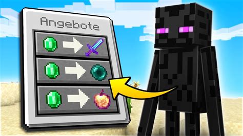 Minecraft Aber Mobs Traden Op Items Youtube