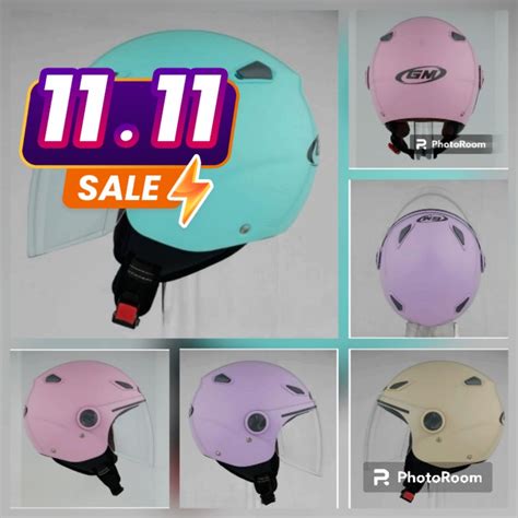 Jual Helm Gm Venus Hijab Original Helm Motor Retro Hijab Helm Motor