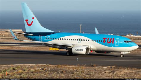 OO JAR TUI fly Belgium Boeing 737 7K5 WL Photo by Martín Marrero ID