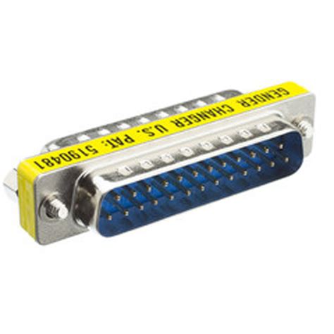 Adapter, DB25 M/M, Slim - Compatible Cable Inc