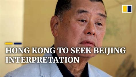 Hong Kong leader to ask Beijing to interpret national security law amid ...