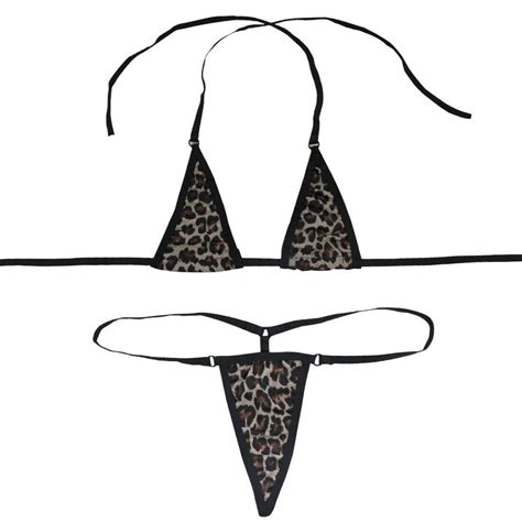 Sexy Damen Micro Bikini Set Badeanzug Bademode BH G string Unterwäsche Dessous eBay