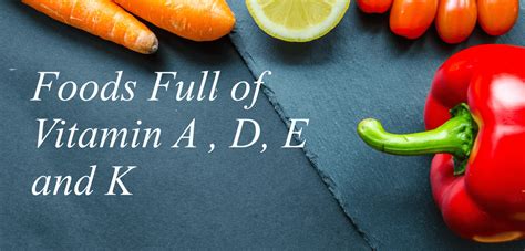 Facts about Vitamin A , D, E and K - HubPages