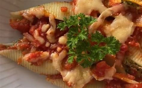 Конкильони паста с рикоттой и шпинатом рецепт с фото пошагово