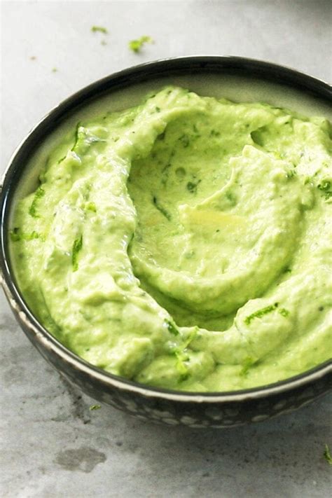 Avocado Cream Sauce - a delicious quick dip - Sugar Salt Magic