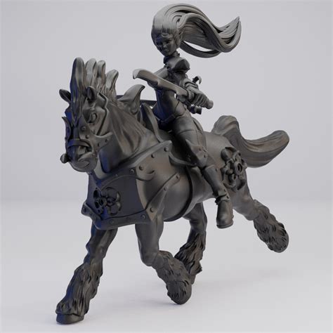 Hot Goblin 蛮族女戦士騎乗ミニチュア ホットゴブリン シスターズドゥームライダー