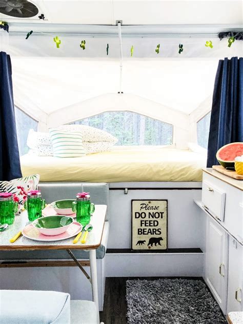 Our DIY Pop Up Camper Makeover: The Reveal! - A Pretty Life In The Suburbs