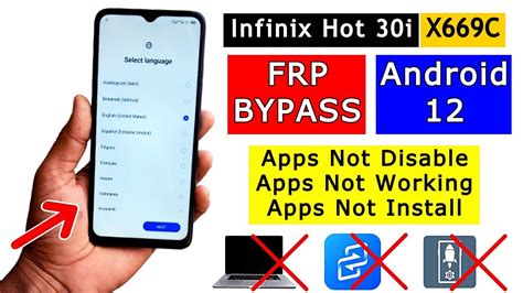 Infinix Hot I Frp Bypass Android Apps Not Working Infinix X C Google Account Bypass