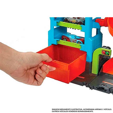 Conjunto e Pista Hot Wheels City Lava Rápido Mega Torre Mattel
