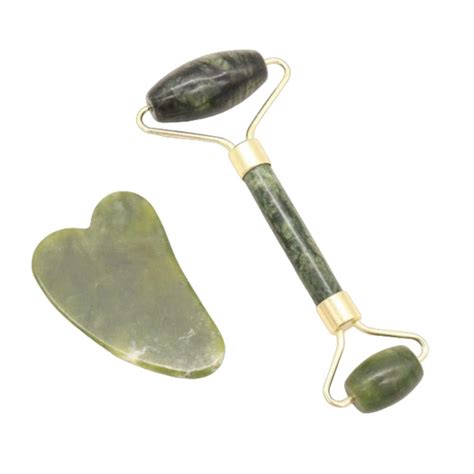 Массажер для лица ролик и скребок зеленый от продавца: FOND OF – в ...