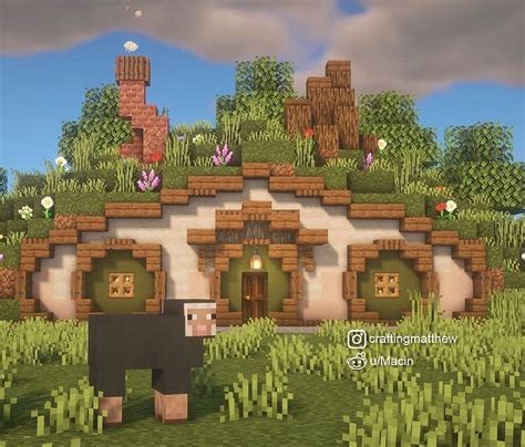 Myminecraftbase On Instagram Awesome Hobbit Hole Made By