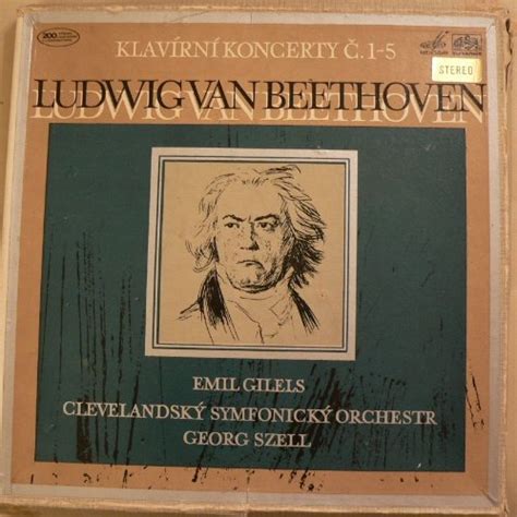 Beethoven Klavierkonzert 1 5 Emil Gilels Cleveland Symphony Orchester Georg Szell 5 Vinyl