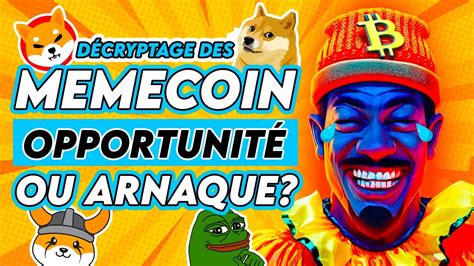 MEMECOIN Arnaque ou Opportunité Dogecoin Shiba INU PEPE Analyse