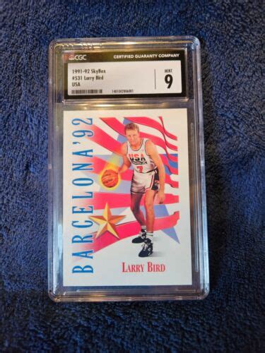 Larry Bird Boston Celtics 91 92 Skybox Team USA Barcelona 92