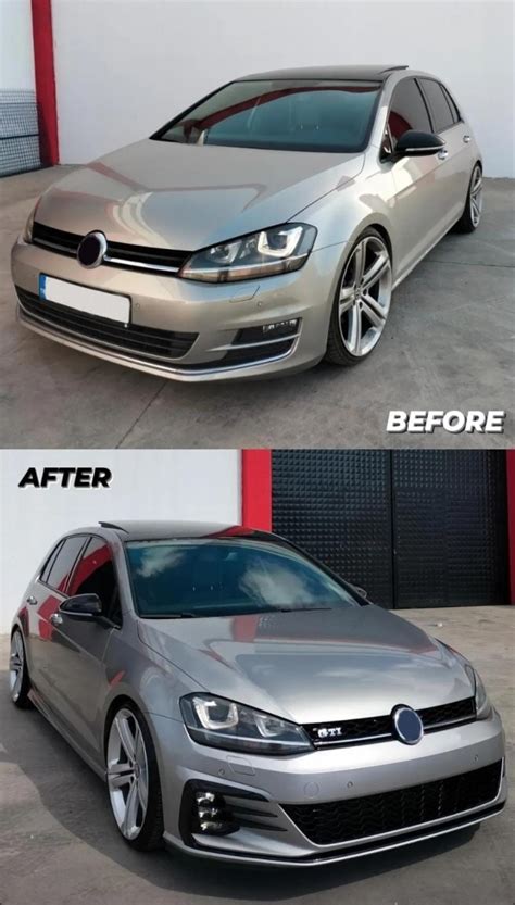 Golf 7 İÇİn Golf 75 Gtİ Ön Tampon And Panjur Setİ On Tuning