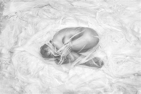 Studio Black And White Artistic Nude Portrait Of Asian Woman Greeting Card By Mongkolchon Akesin