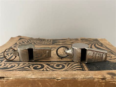 Vintage Acme Thunderer Police Whistle Etsy