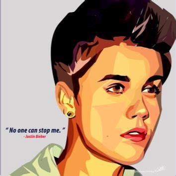 BBW Justin Bieber No One Can Stop Me Pop Art X ISBN Shopee Malaysia