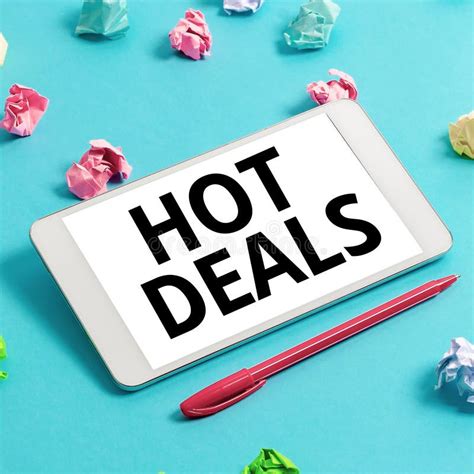 Conceptual Display Hot Deals Conceptual Photo An Agreement Through Which One Of The Paties Is