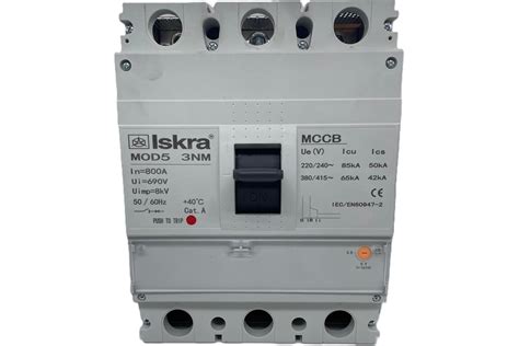 Автомат в литом корпусе iskra MOD5-3NM-800 УТ-00024566 - выгодная цена ...