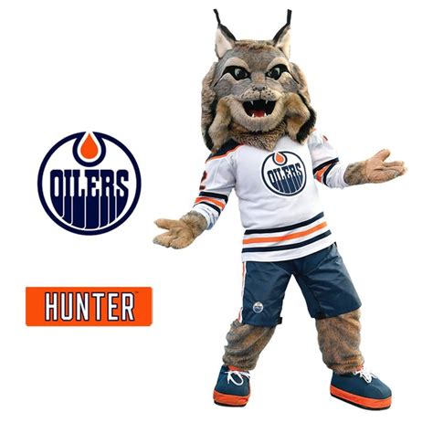 Edmonton Oilers: Hunter 2021 Mascot - Officially Licensed NHL Removabl ...