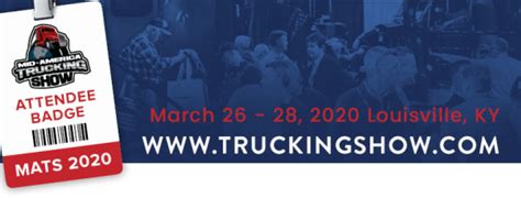 Mid America Trucking Show Mats 2020 Early Registration Trailer