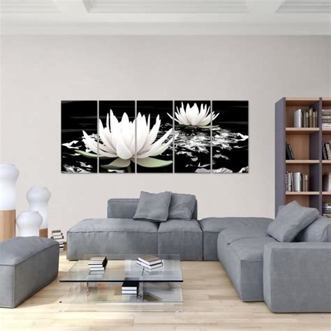 Runa Art Tableau D Coration Murale Fleurs De Lotus X Cm