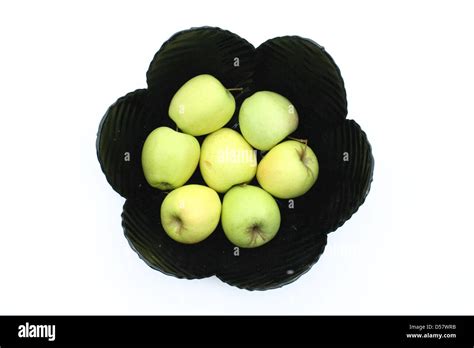 A Black Fruit Bowl Stock Photo Alamy