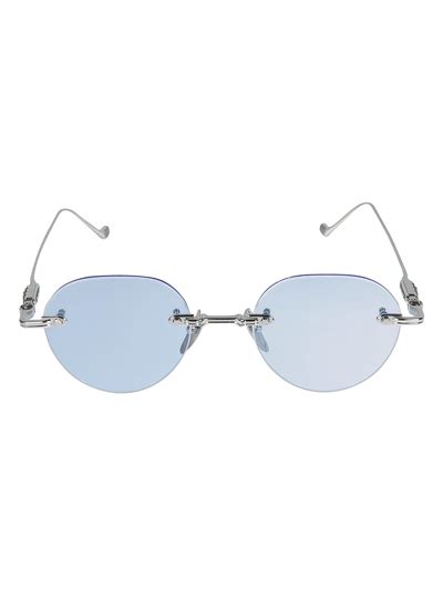 Chrome Hearts Classic Rimless Sunglasses In Grey Modesens