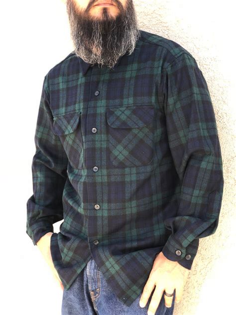 Pendleton Boardshirt Black Watch Tartan Plaid