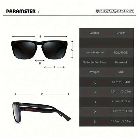 Dubery Dubery Polarized Fashion Glasses For Men Colors Model