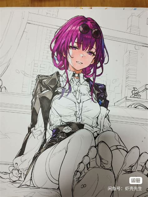 Xiake S Honkai Star Rail Kafka Hot Sexy Hand Drawing With Marker Owen S Collections