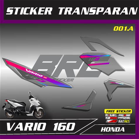 Jual Striping Transparan Vario Bening Varian Warna Racing Brc