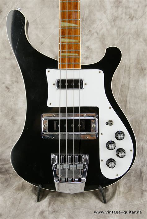 Rickenbacker 4001 Stereo Bass 1976 Black Bass For Sale Vintage Guitar