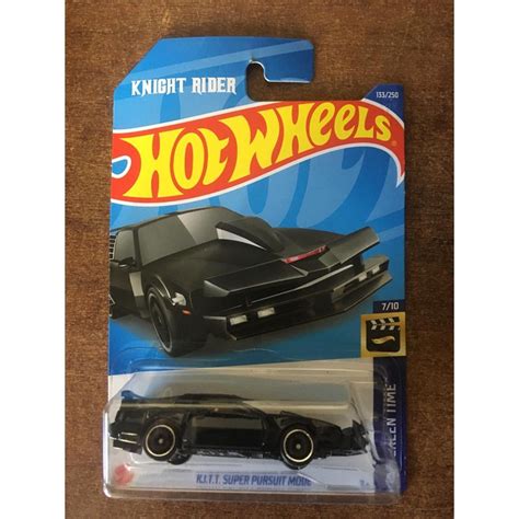 Hot Wheels Kitt Super Maquina Pontiac Firebird Pursuit Mode Lote G Carrinho Shopee Brasil