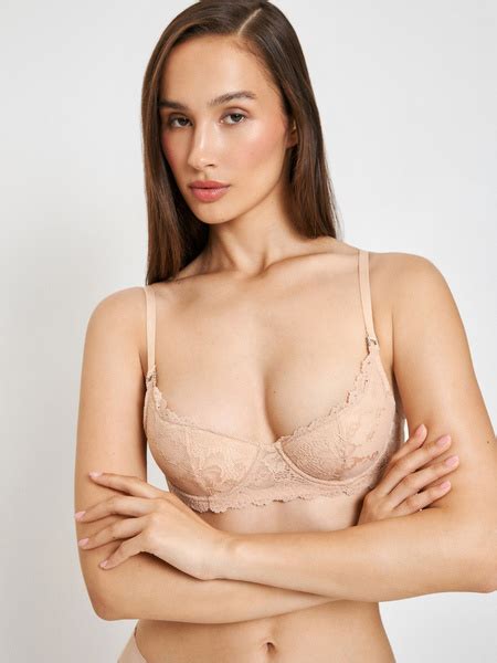 Бюстгальтер Женский Infinity Lingerie на косточках классическая чашка размер 75D бежевый