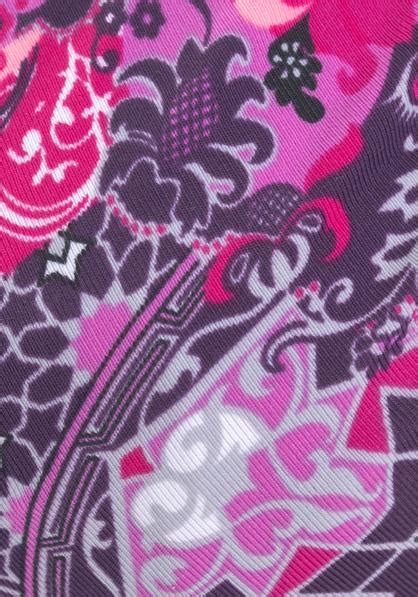 Buffalo Bügel Bikini Top Shari aubergine bedruckt Cup C