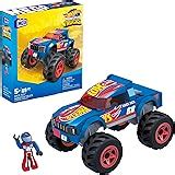Amazon Mega Hot Wheels Wrex Monster Truck Building Set With Pieces With Micro Figure