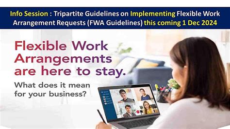 Tripartite Guidelines on Implementing Flexible Work Arrangement ...