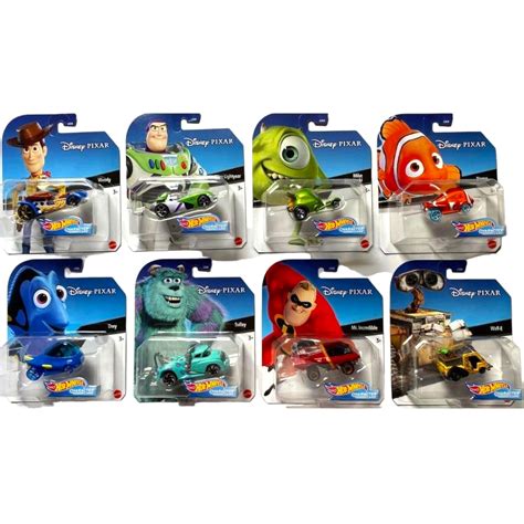 Amazon Hot Wheels Disney Pixar Character Cars Complete Set Of 8 From GCK28 999J Release