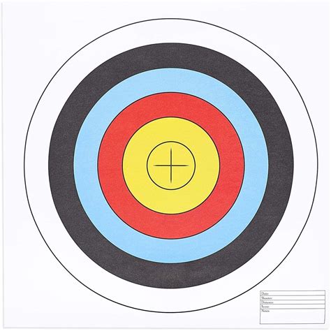 bullseye printable target 6